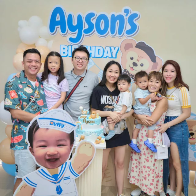 Ayson turns One! Duffy Bear themed balloon setup

#eventspacesg #firstbirthday